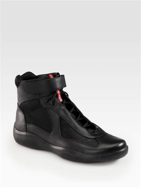 prada sneaker men|prada high top sneakers men.